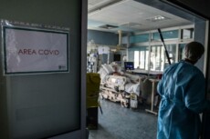 Reparto Covid nell'ospedale di Cremona