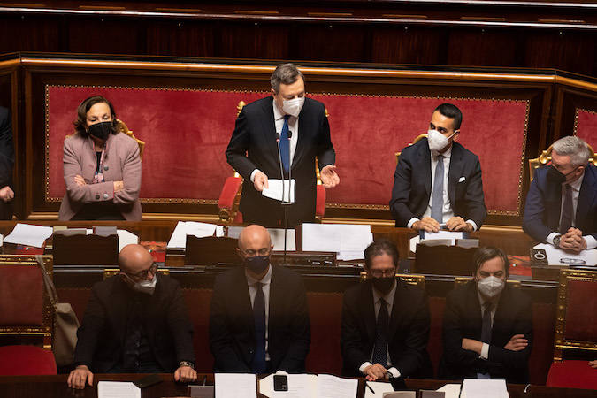 La replica del Presidente del Consiglio, Mario Draghi, al termine della discussione generale sulle Comunicazioni alla Camera dei Deputati sugli sviluppi del conflitto tra Russia e Ucraina
