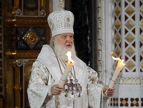 Kirill il patriarca di Mosca e tutte le Russie in una foto d'archivio