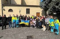 La comunità della Confederazione delle Misericordie d'Italia di Fasciandora riceve i bambini ucraini.