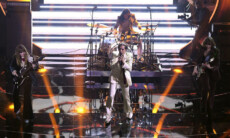 I Maneskin sul palco dell'Ariston durante la 72esima edizione del Festival di Sanremo