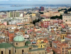 Vista panoramica di Cagliari