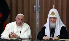 Papa Francesco e il Patriarca Kirill a Cuba inn una foto del 2016