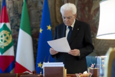 Il presidente della Repubblica Sergio Mattarella legge la dichiarazione in occasione della Giornata Mondiale dell'Ambiente.