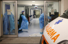 Il reparto Covid del pronto soccorso dell Ospedale Maggiore e Oglio Po di Cremona, Cremona 11 gennaio 202