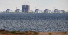 In questa foto d'archivio, vista della centrale nucleare di Zaporizhzhia