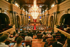 In una foto d'archivio il Parlamento della Catalogna