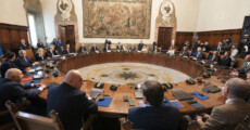 Riunione del Consiglio dei Ministri n. 1 Palazzo Chigi, 23/10/2022 - La sala del Consiglio dei Ministri