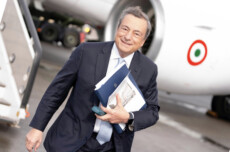 In una foto del 20 ottobre 2022, Mario Draghi, al suo arrivo a Bruxelles per partecipare al Consiglio europeo