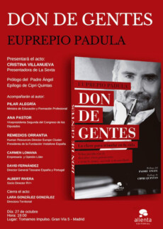 La copertina del libro "Don de gentes" di Euprepio Padula.
