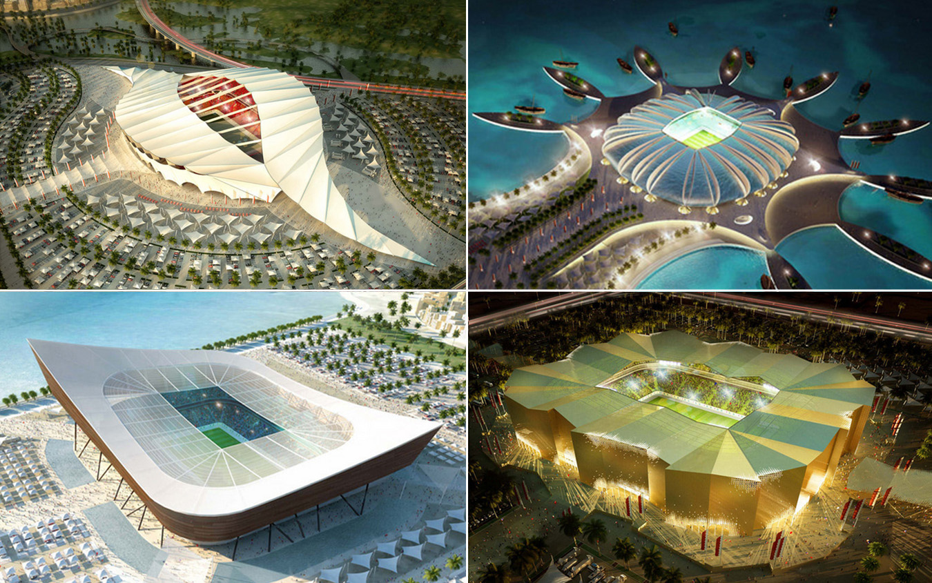 Qatar, gli stadi del Mondiale di calcio.