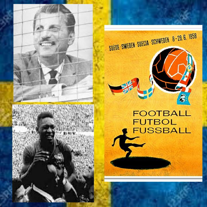 Il poster del Mondiale Svezia 1954