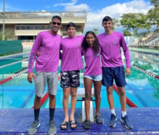 I nuotatori del Centro Italiano Venezolano di Caracas che parteciperanno ai Juegos Sudamericanos Escolares.