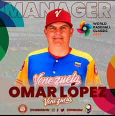 il manager della Vinotinto di baseball, Omar López