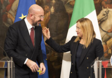 Il Presidente del Consiglio, Giorgia Meloni, e il Presidente del Consiglio europeo, Charles Michel, hanno rilasciato dichiarazioni al termine dell'incontro a Palazzo Chigi.