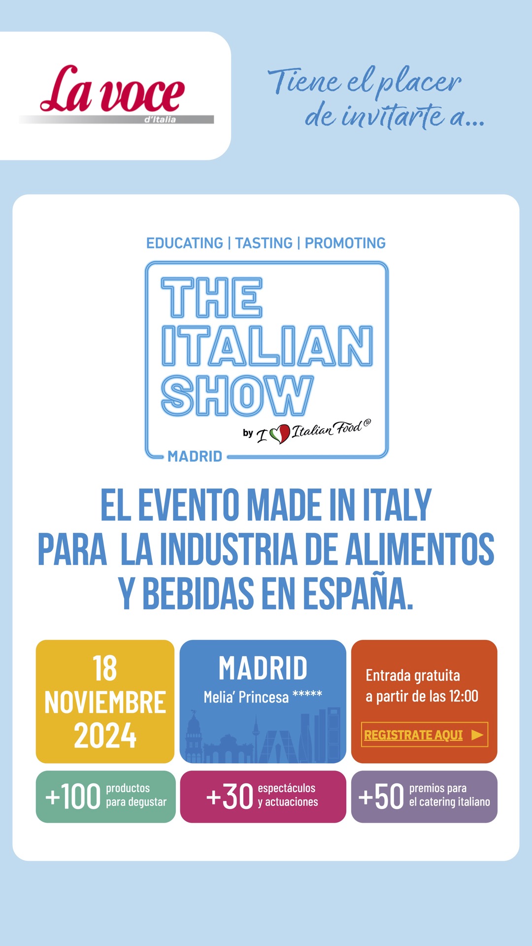 Pubblicità Italian show