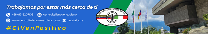 Pubblicità CIV: Centro Italiano Venezolano A.C.