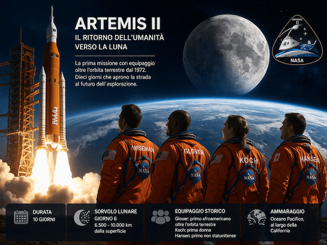 Artemis II, il ritorno dell’uomo verso la Luna dopo oltre mezzo secolo ...
